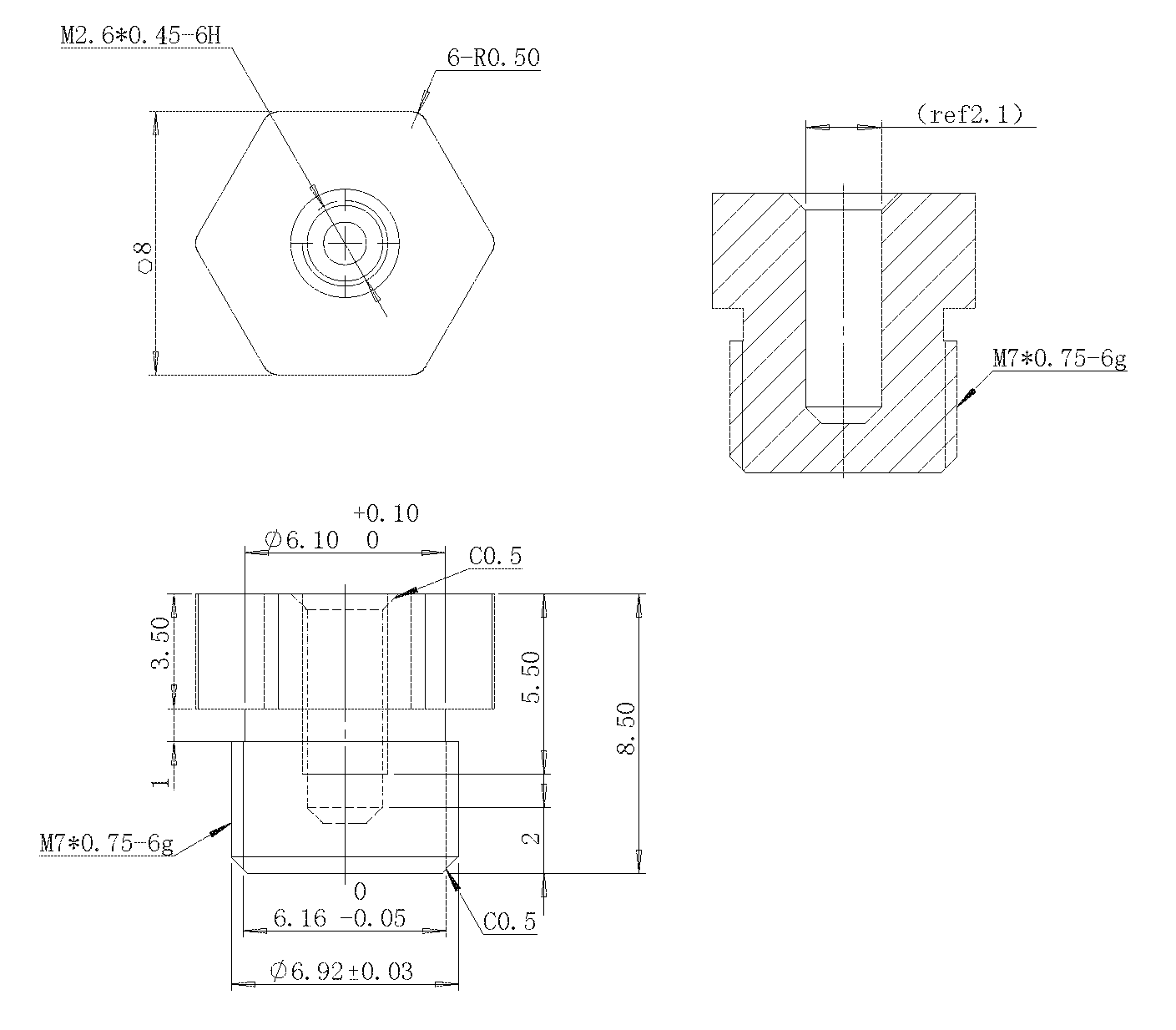 旋鈕|一體化卡塊|旋鈕鋁制|開關|按鍵|PEEK螺絲|PEI螺絲